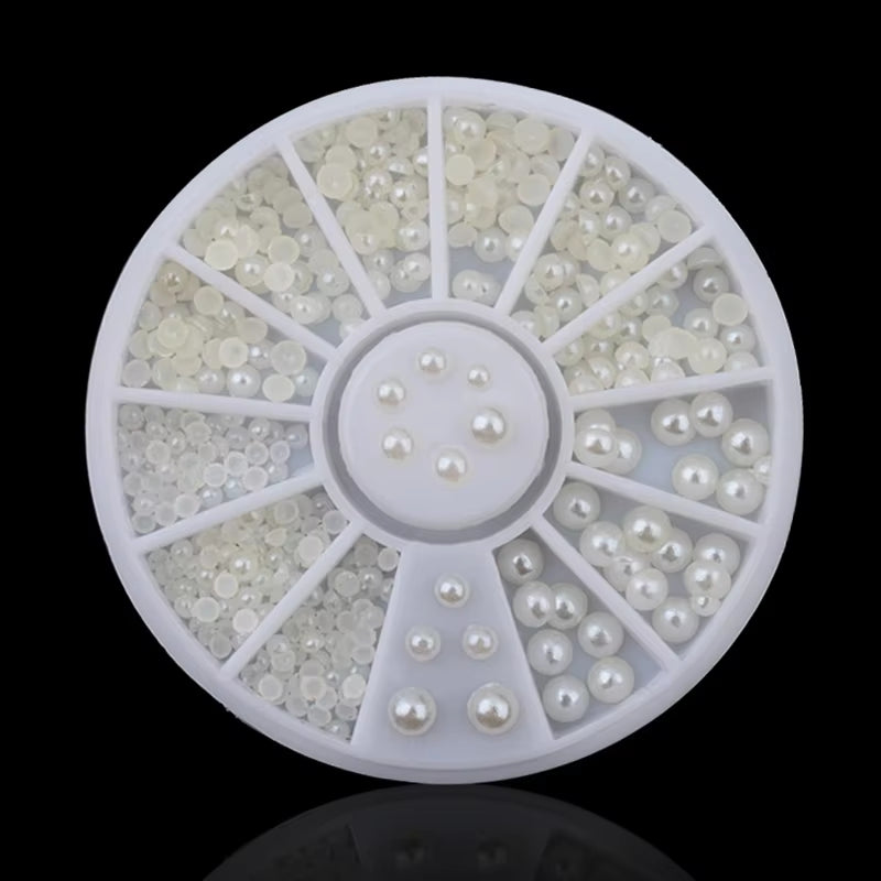 Nail Parts Nail Art Glitter Rhinestone Crystal Gems Jewelry Bead Manicure Decoration Accessories Nail Supplies for Professionals