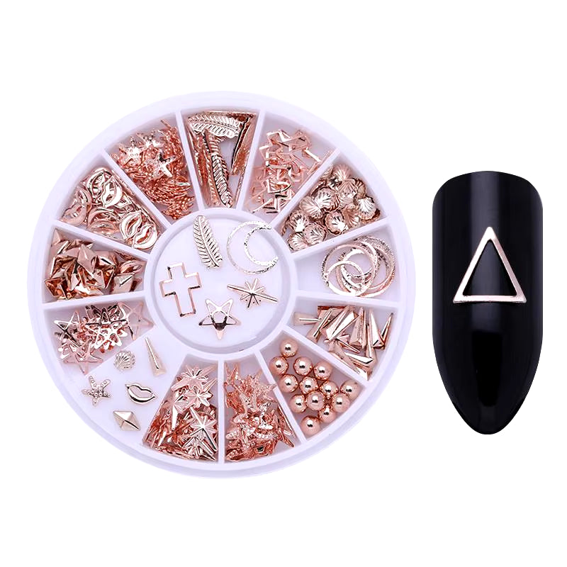 Nail Parts Nail Art Glitter Rhinestone Crystal Gems Jewelry Bead Manicure Decoration Accessories Nail Supplies for Professionals