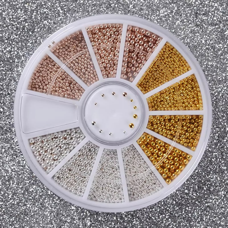 Nail Parts Nail Art Glitter Rhinestone Crystal Gems Jewelry Bead Manicure Decoration Accessories Nail Supplies for Professionals