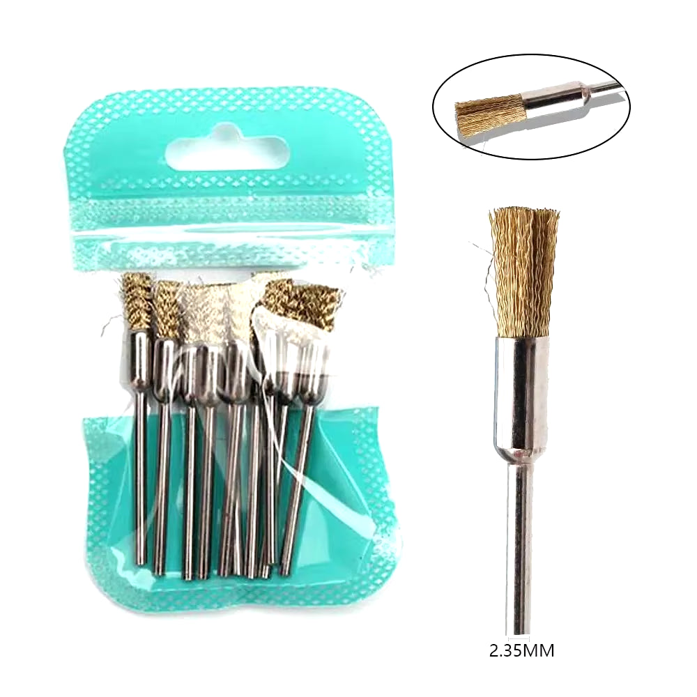 10Pcs Diamond Milling Cutter Nail Drill Bits Set for Manicure Accessory Pedicure Eletric Machine Nail Bit Brush Burr Tools