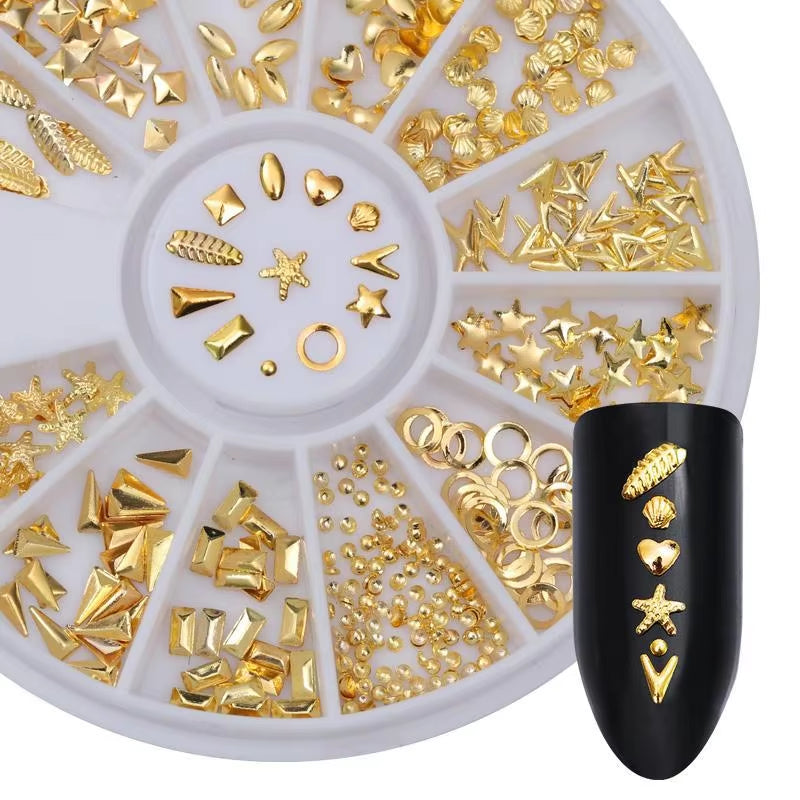 Nail Parts Nail Art Glitter Rhinestone Crystal Gems Jewelry Bead Manicure Decoration Accessories Nail Supplies for Professionals