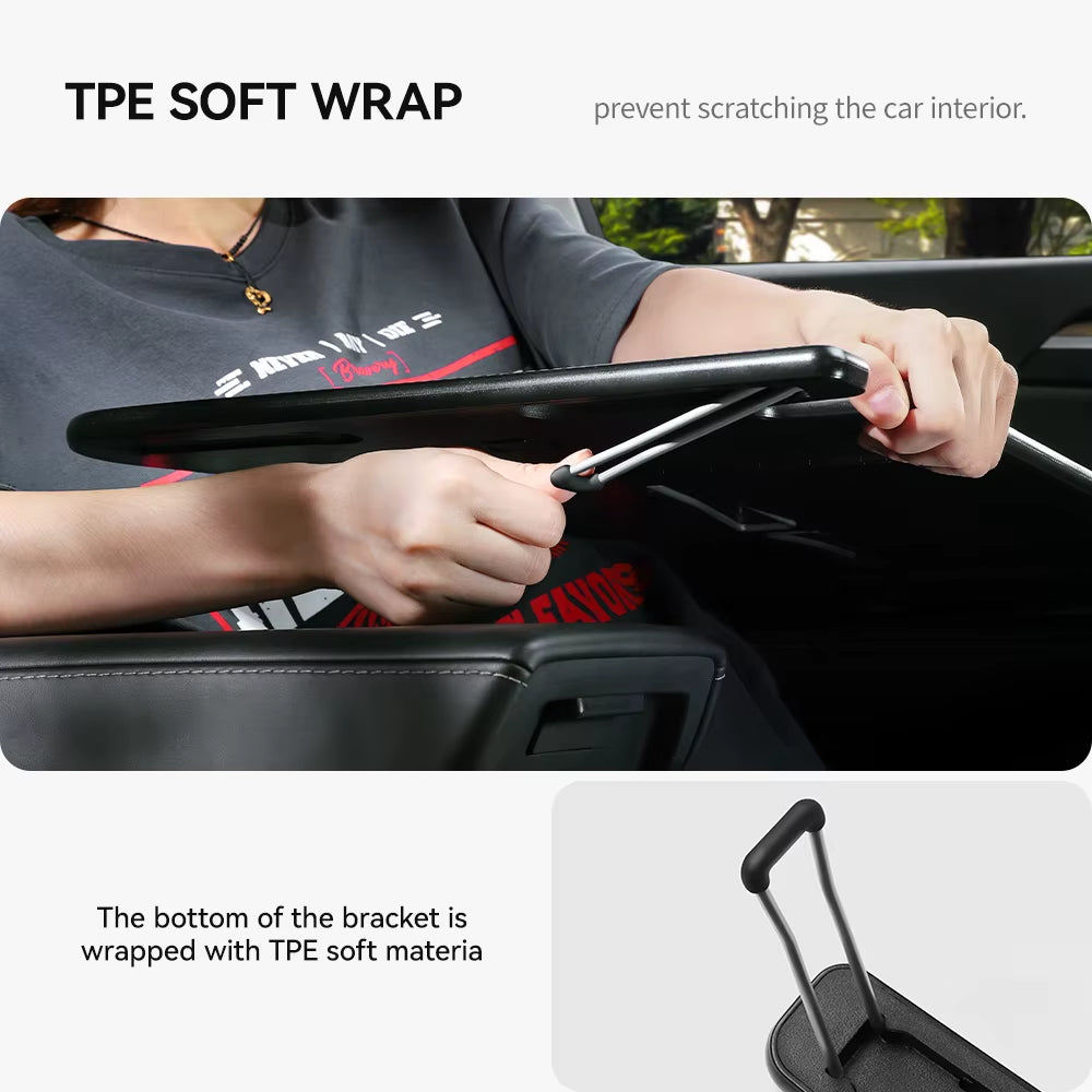 Table Desk for Tesla Model 3 Y Highland Juniper 2021-2025 Car Steering Wheel Laptop Tray Food Desk Portable Office Table