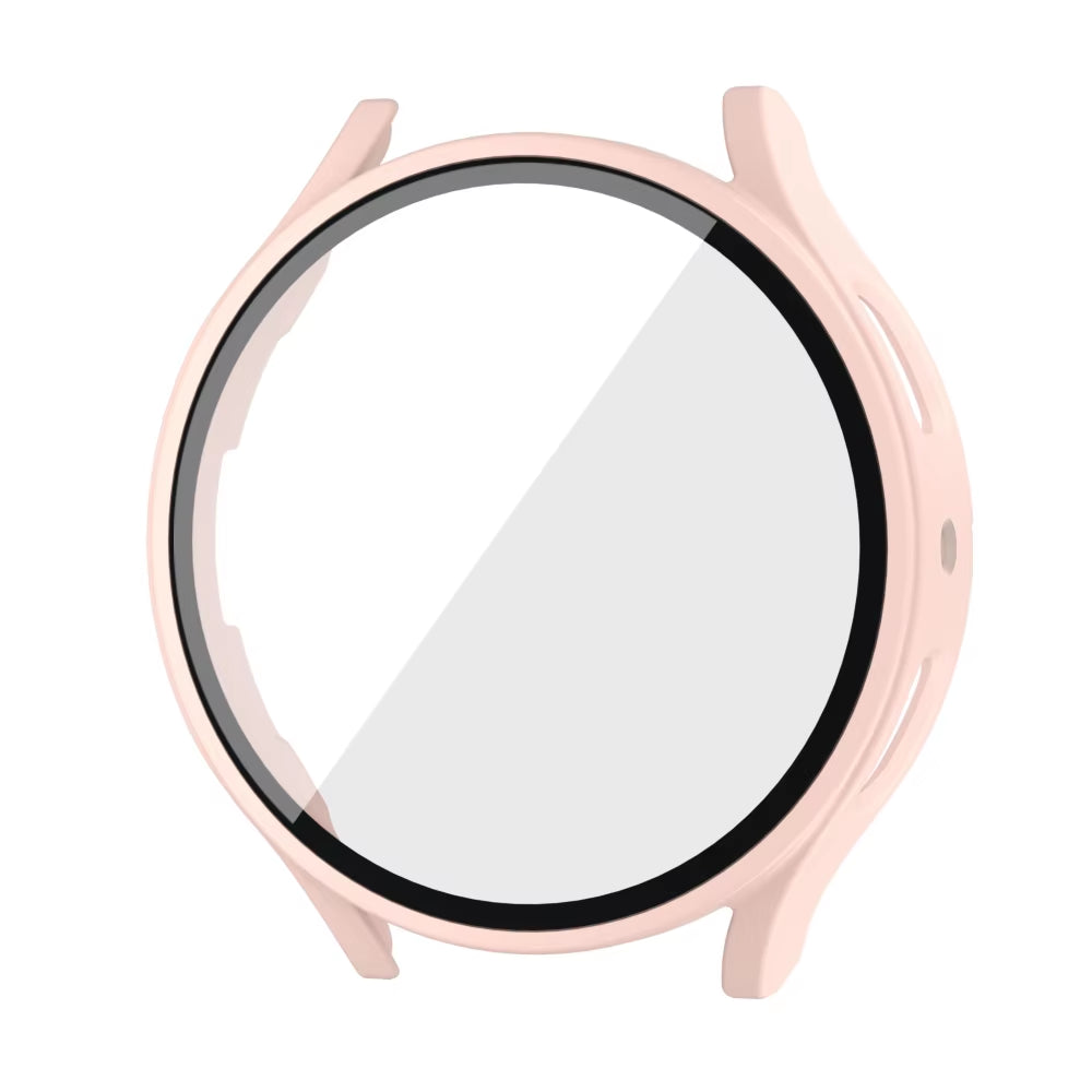 Tempered Glass+ PC Cover for Samsung Galaxy Watch4 5 6 7 44Mm 40Mm All Coverage Protective Bumper Case Galaxy Watch7 Accessories