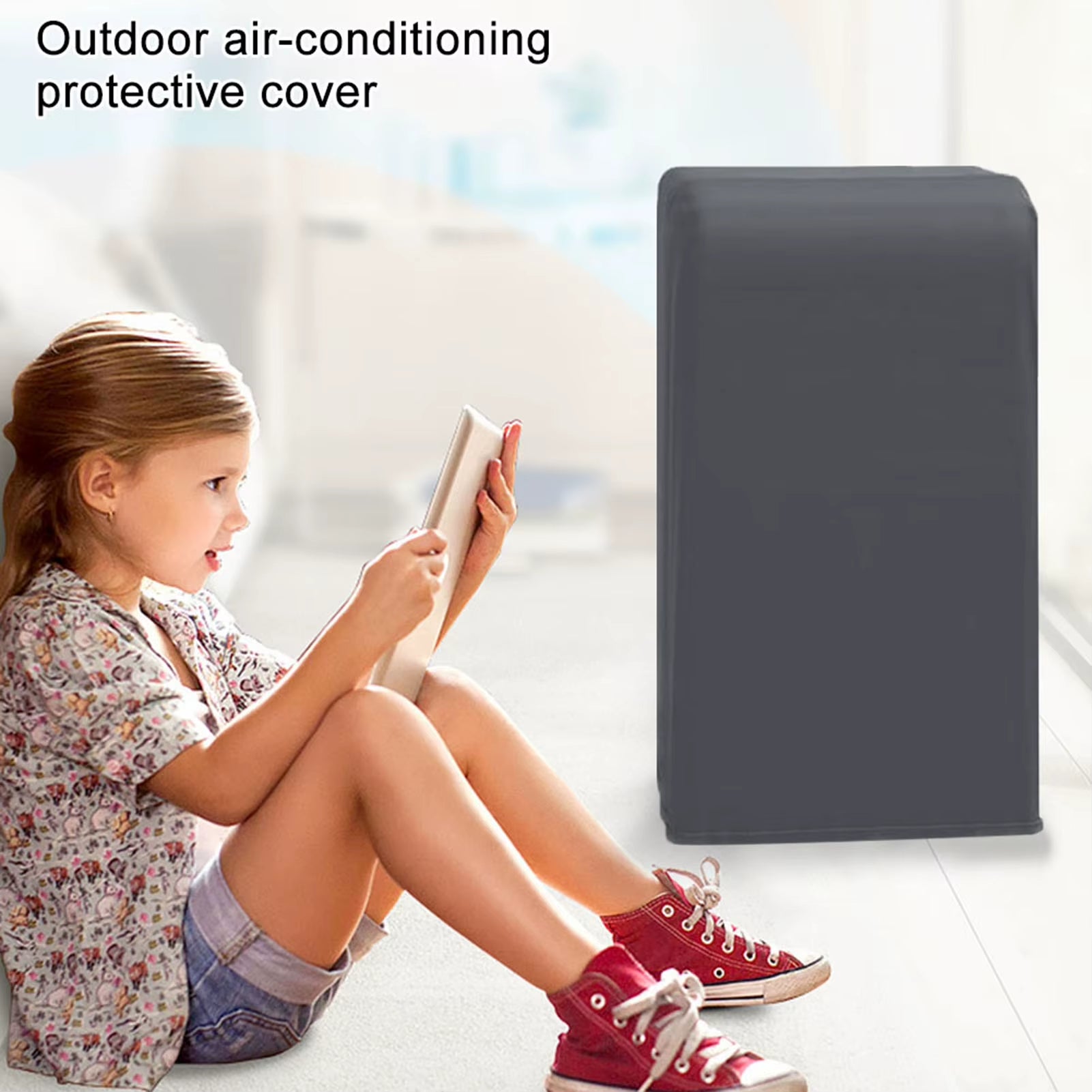 Indoor Mobile Air Conditioner Dust Cover Waterproof and Dustproof Portable Air Conditioner Cover Elastic Fabric 40X46X75Cm