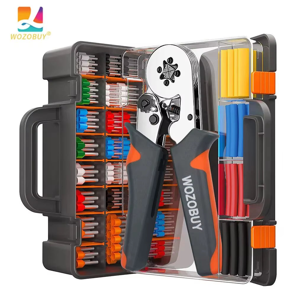 Ferrule Sleeves Terminal Crimping Tools Mini Electrical Pliers HSC8 6-4/6-6(0.25-10Mm²/0.25-6Mm²) Wire Connection Repair Clamp