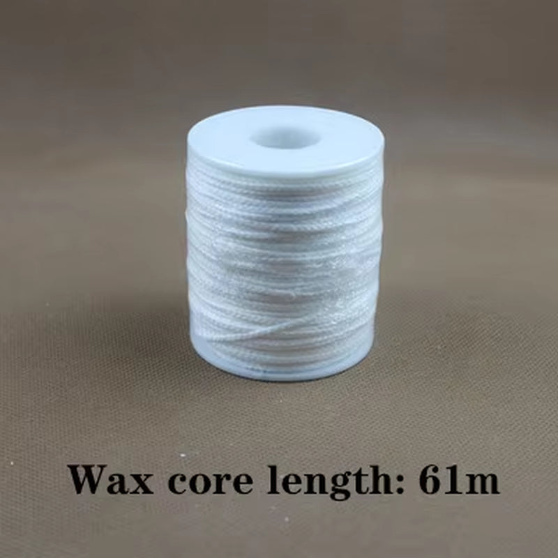 Smokeless Candle Wicks 2.6-20Cm Pre-Waxed Cotton Core Wicks with Metal Sustainer Tabs DIY Handmade Candle Making Tools