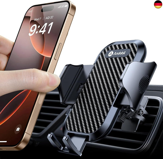 Andobil Handyhalterung Auto Lüftung [ 2024 Upgrade Lüftungsclip ] Kfz Handy H