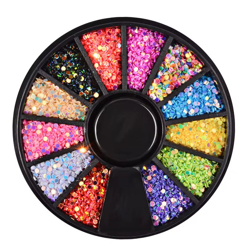Nail Parts Nail Art Glitter Rhinestone Crystal Gems Jewelry Bead Manicure Decoration Accessories Nail Supplies for Professionals