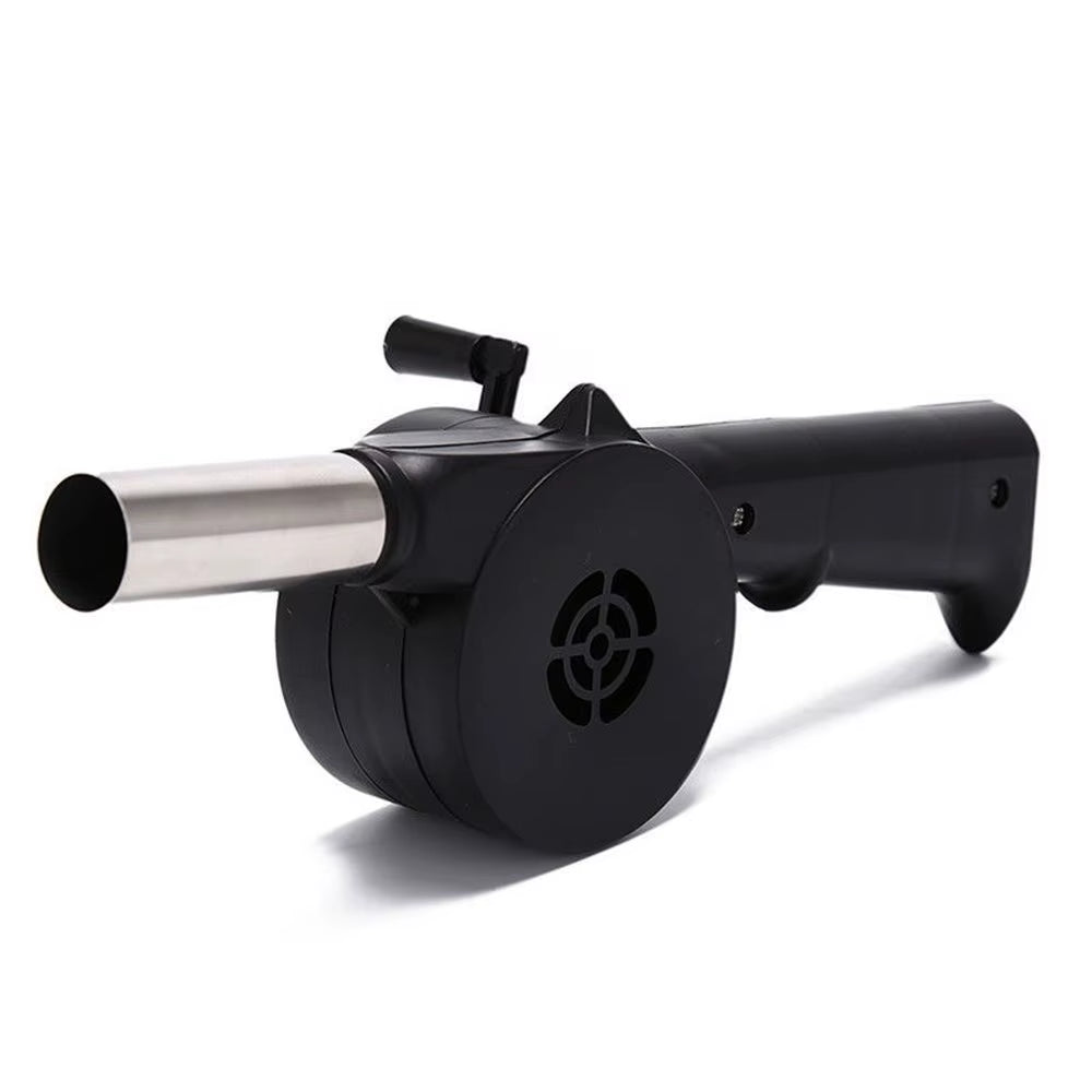 Hand BBQ Fan Outdoor BBQ Fan Air Blower for Barbecue Picnic Manual Crank Grill BBQ Fan Fire Bellows BBQ Tools KC0266