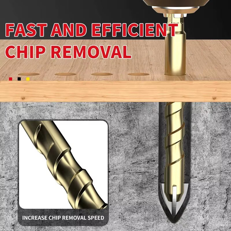 5Pcs/7Pcs 3-12Mm Cross Hex Tile Drill Bit for Glass Concrete Ceramic Tile Hole Opener, Tungsten Carbide Hard Alloy Bits Set Tool