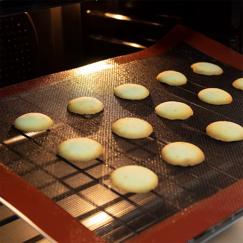 30X40Cm Silicone Mat Baking Tray Baking Net Mat Breathable Non-Stick Baking Mat Cookie Mat High Temperature Oven Mat G165