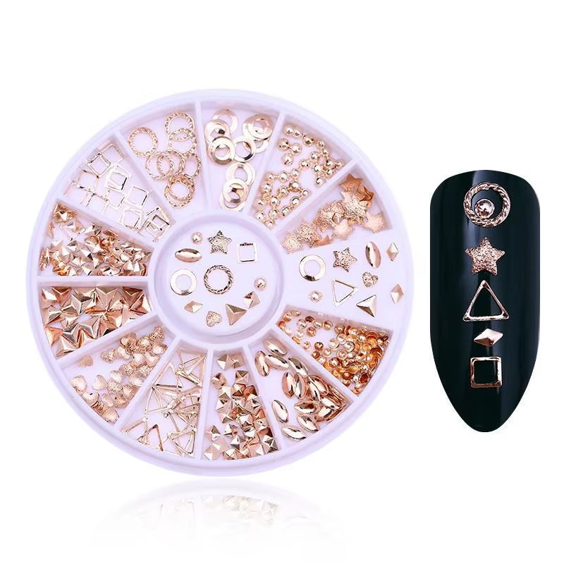 Nail Parts Nail Art Glitter Rhinestone Crystal Gems Jewelry Bead Manicure Decoration Accessories Nail Supplies for Professionals