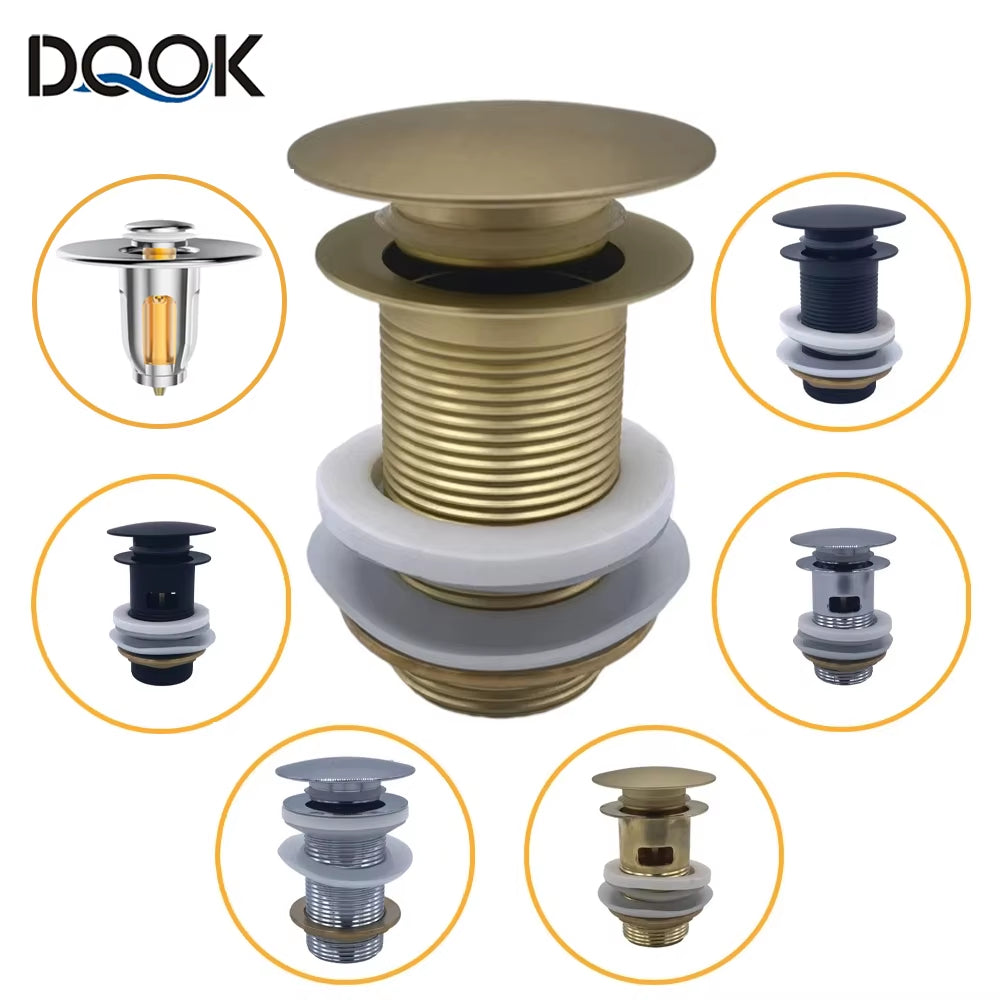 Bathroom Basin Sink Pop up Drain Waste Stopper Bathroom Faucet Accessories