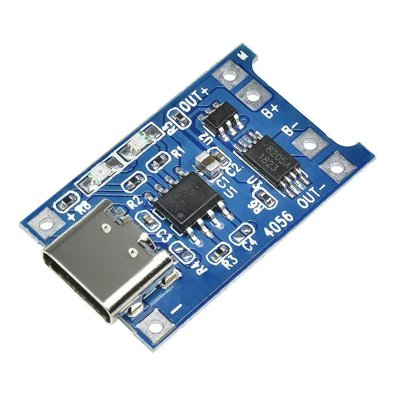 5Pcs 10Pcs Type-C Micro USB 5V 1A 18650 TP4056 Lithium Battery Charger Module Charging Board with Protection Dual Functions 1A