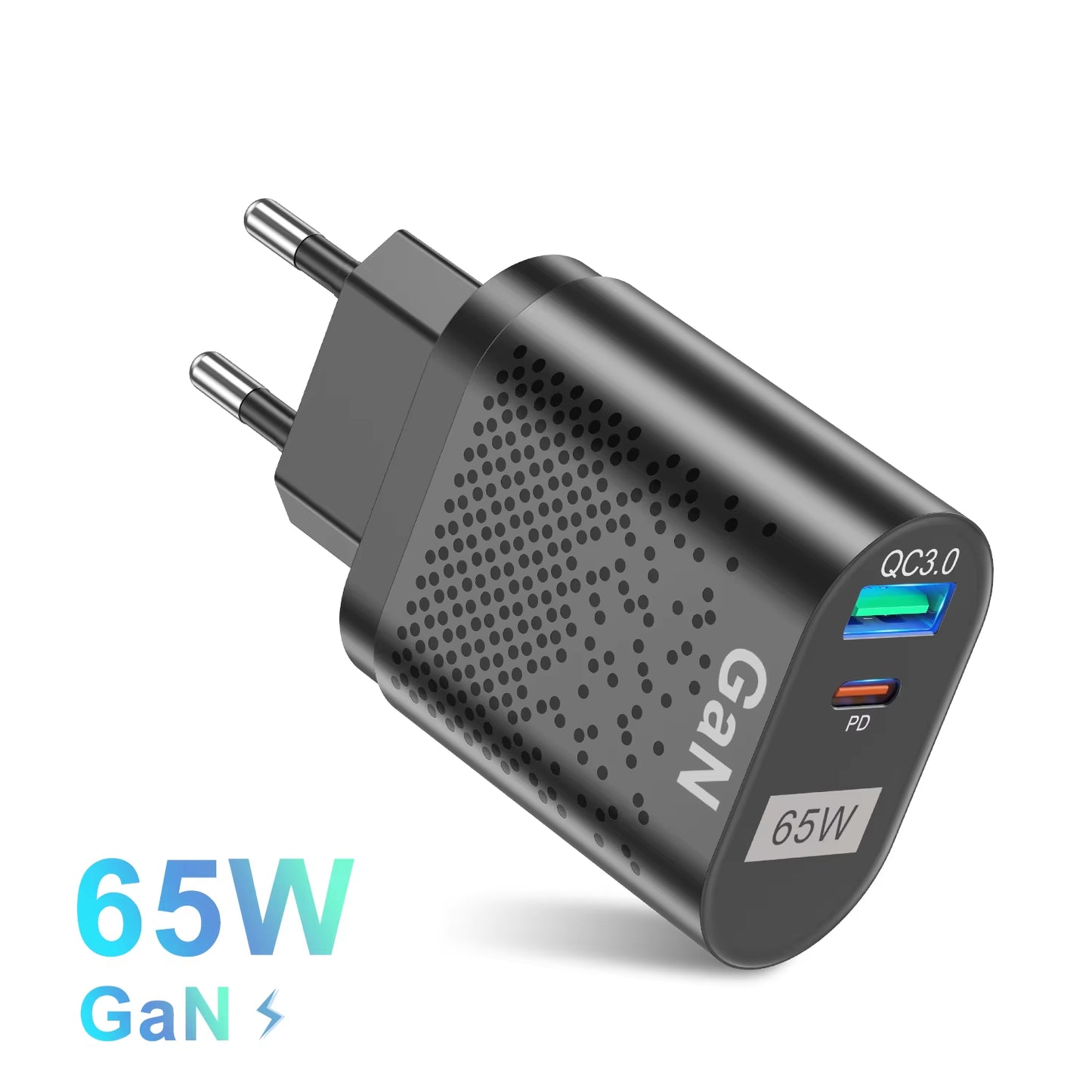 65W Gan Charger USB C PD KR Plugs Fast Charging Gan Charger Phone Quick Charging Type C for Iphone Korean Specification