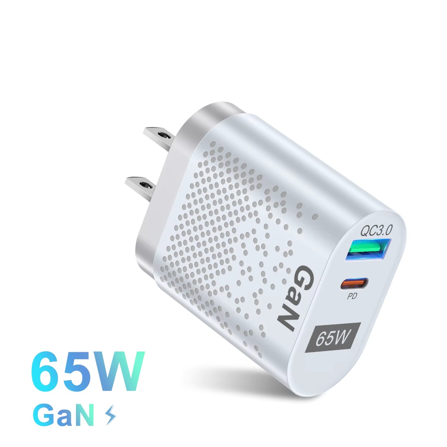 65W Gan Charger USB C PD KR Plugs Fast Charging Gan Charger Phone Quick Charging Type C for Iphone Korean Specification