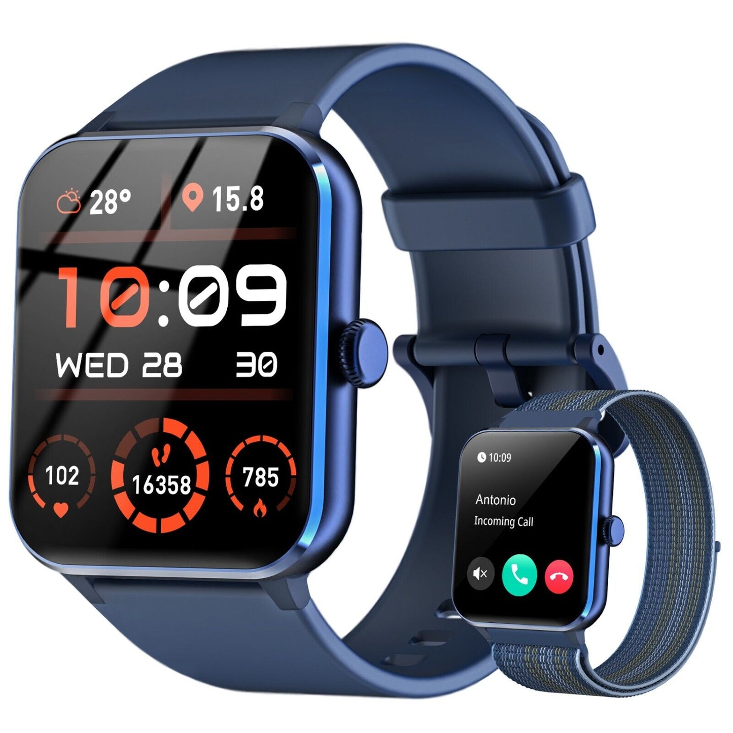 Blackview Smartwatch Damen Herren Mit Bluetooth Anrufe Fitnessuhr Für Android