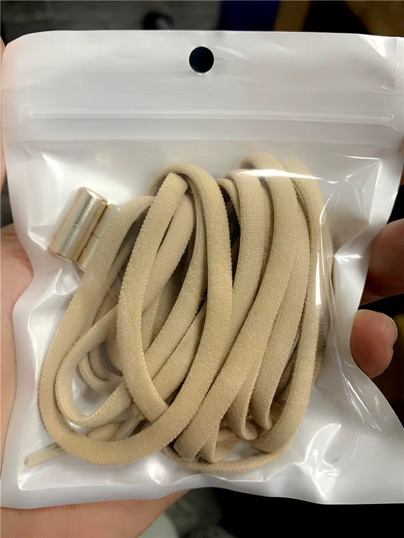 1Pair Elastic Lazy Shoelaces No Tie Shoe Laces Sneakers Flats Shoelaces for Kids Adult Quick Shoelace Fit All Shoes
