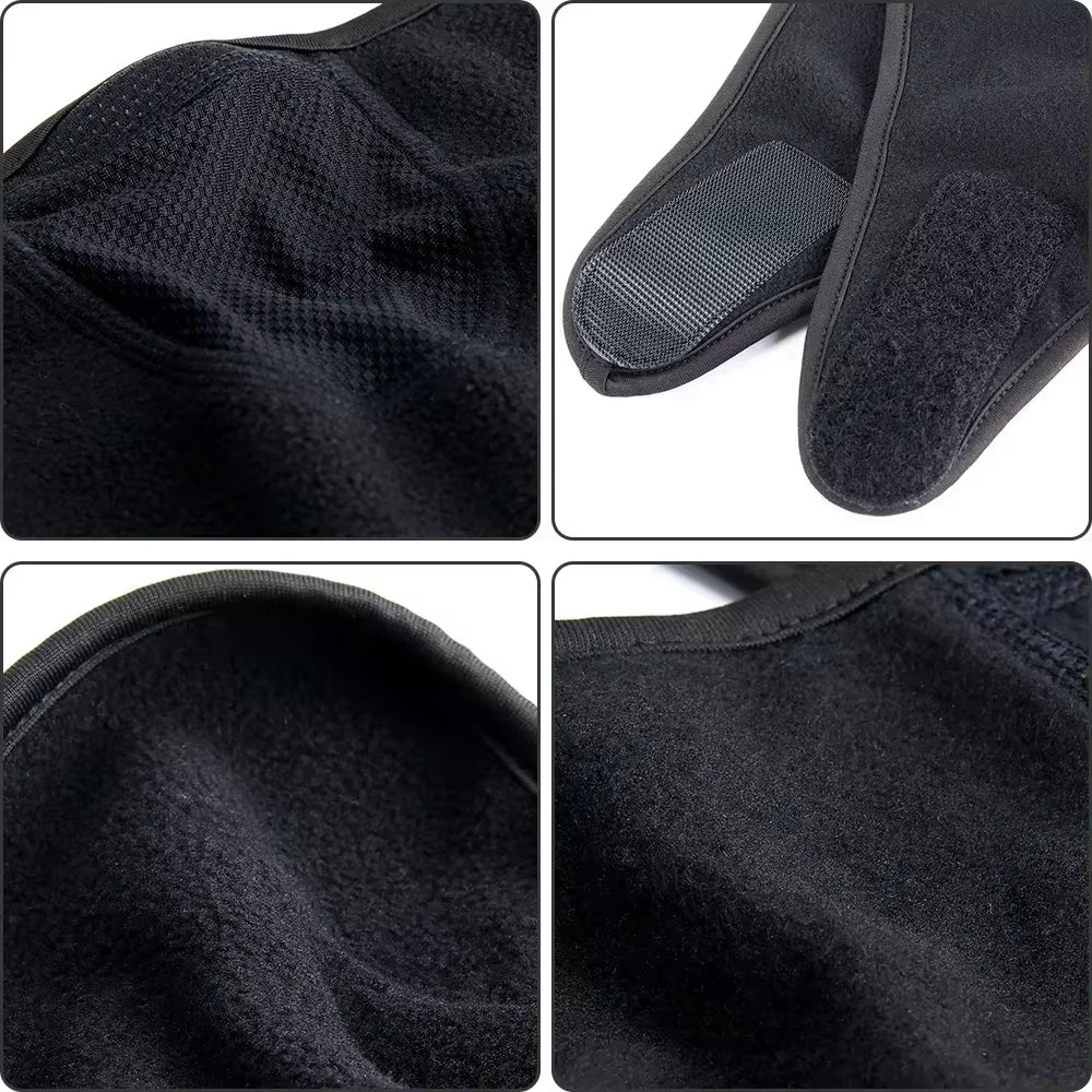 Fashion Winter Thermal Fleece Balaclava Full Face Mask Skiing Hat Bandana Hat Windproof Snowboard Scarves Women'S Men Helmet Cap