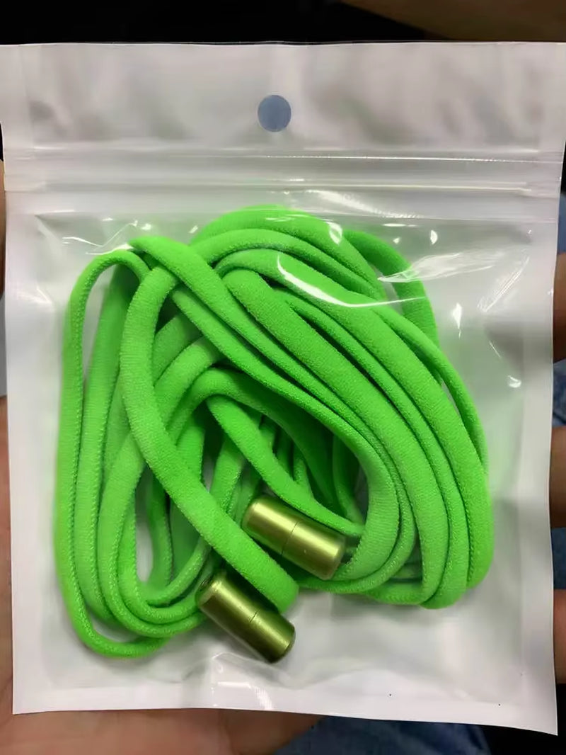1Pair Elastic Lazy Shoelaces No Tie Shoe Laces Sneakers Flats Shoelaces for Kids Adult Quick Shoelace Fit All Shoes