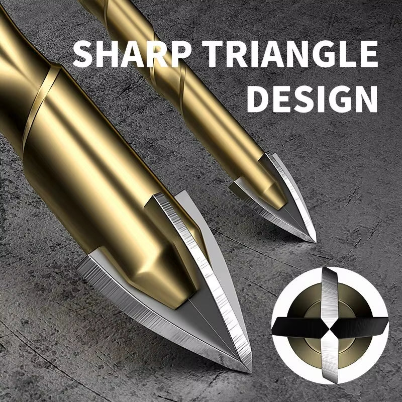 5Pcs/7Pcs 3-12Mm Cross Hex Tile Drill Bit for Glass Concrete Ceramic Tile Hole Opener, Tungsten Carbide Hard Alloy Bits Set Tool