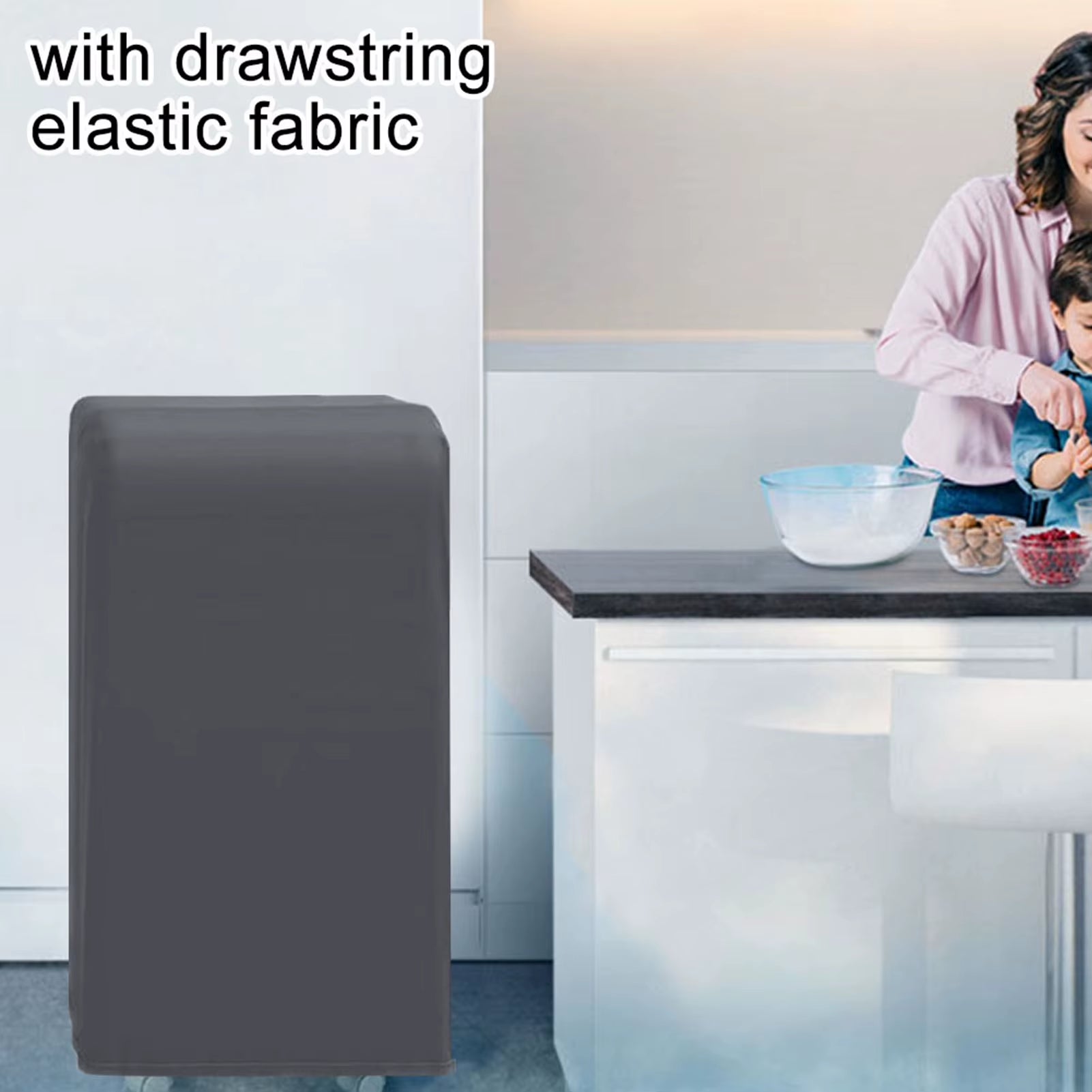 Indoor Mobile Air Conditioner Dust Cover Waterproof and Dustproof Portable Air Conditioner Cover Elastic Fabric 40X46X75Cm