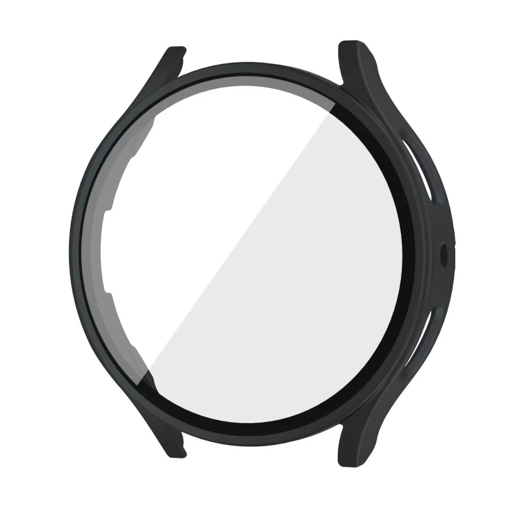 Tempered Glass+ PC Cover for Samsung Galaxy Watch4 5 6 7 44Mm 40Mm All Coverage Protective Bumper Case Galaxy Watch7 Accessories