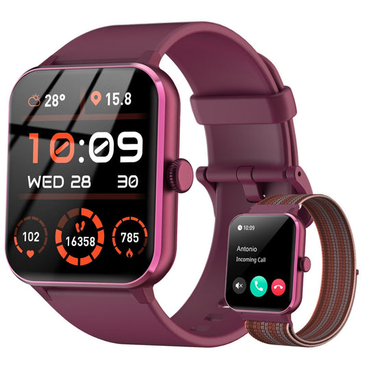 Blackview Smartwatch Damen Herren Mit Bluetooth Anrufe Fitnessuhr Für Android