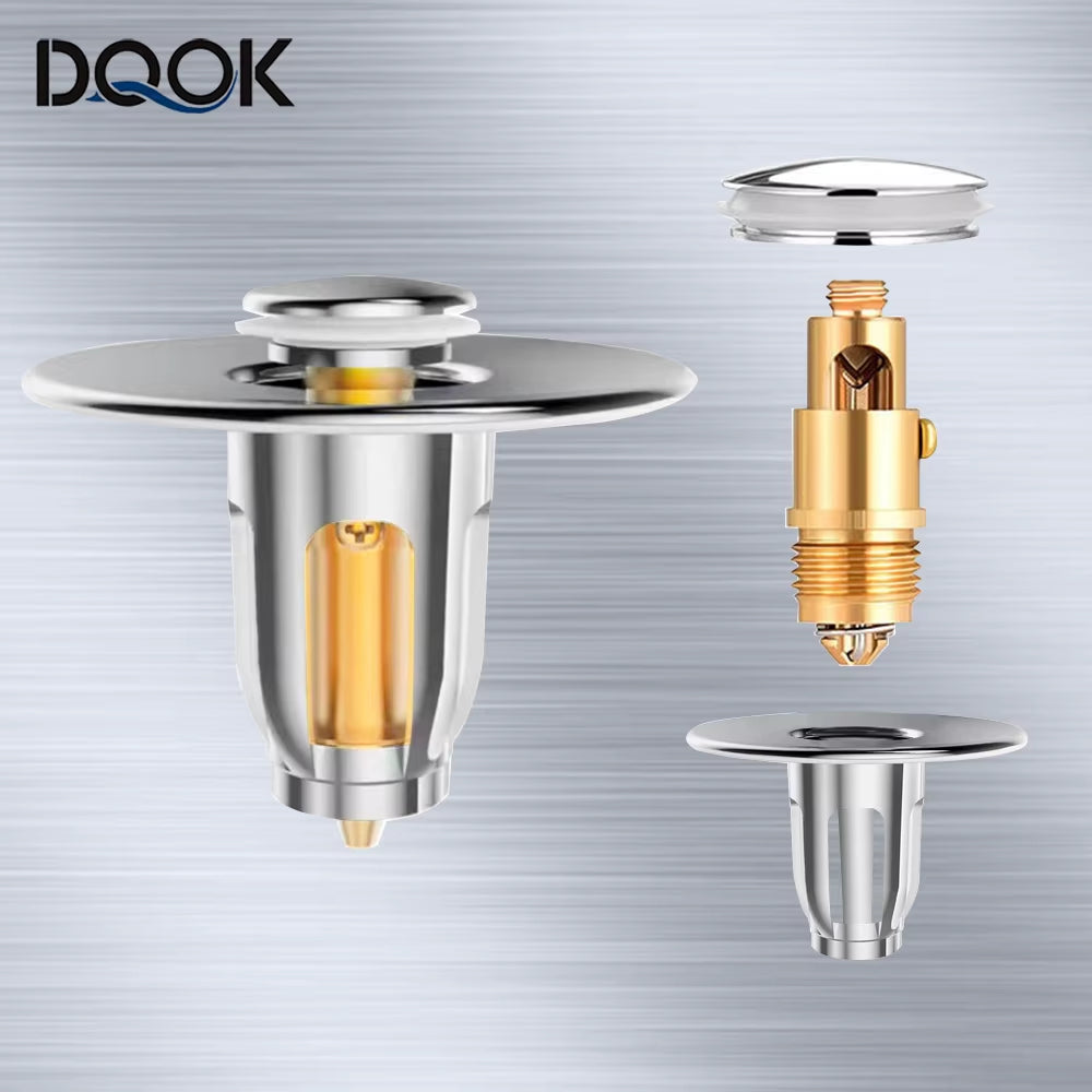 Bathroom Basin Sink Pop up Drain Waste Stopper Bathroom Faucet Accessories