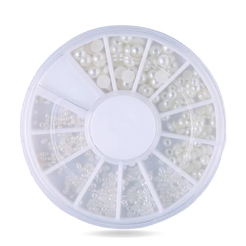 Nail Parts Nail Art Glitter Rhinestone Crystal Gems Jewelry Bead Manicure Decoration Accessories Nail Supplies for Professionals