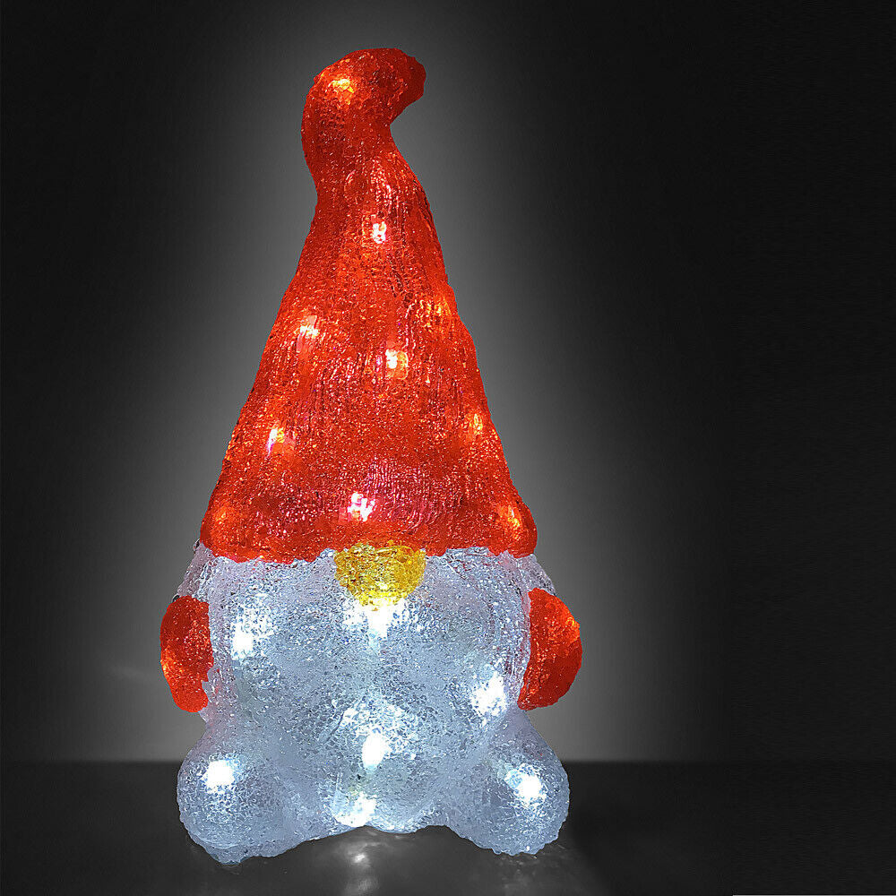 Weihnachtsdeko Acryl Figuren LED Innen Außen Dekofigur Batterie Weihnachten Deko