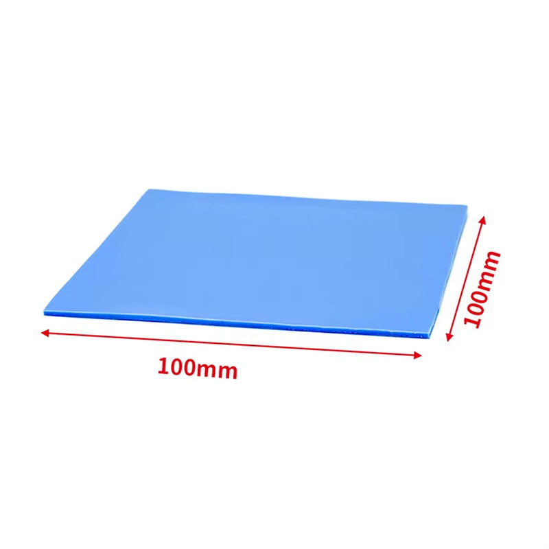 6.0W/Mk Thermal Pad GPU CPU Heatsink Cooling Conductive Silicone Pad High Performance Thermal Pads Multi Size Thickness