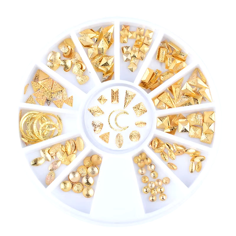Nail Parts Nail Art Glitter Rhinestone Crystal Gems Jewelry Bead Manicure Decoration Accessories Nail Supplies for Professionals