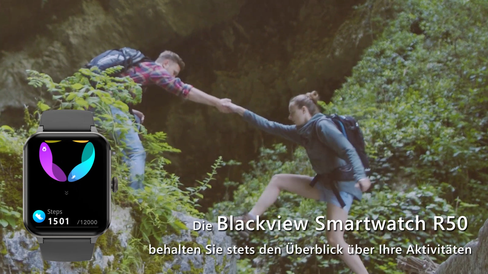 Blackview Smartwatch Damen Herren Mit Bluetooth Anrufe Fitnessuhr Für Android