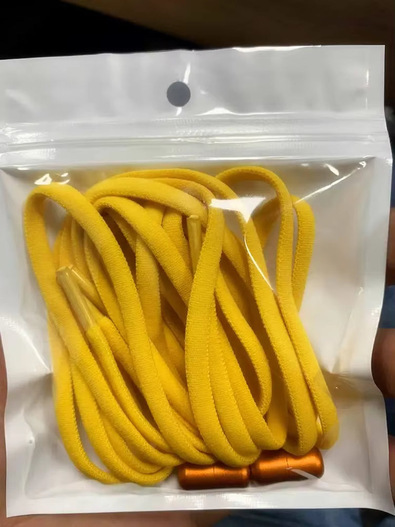 1Pair Elastic Lazy Shoelaces No Tie Shoe Laces Sneakers Flats Shoelaces for Kids Adult Quick Shoelace Fit All Shoes