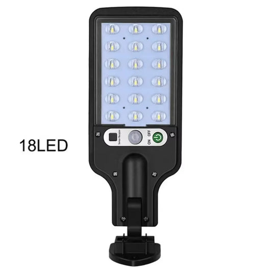 Solar Outdoor Led Courtyard Wall Lamp with 3 Mode Waterproof Motion Sensor Security Lighting Street Lights for Garden Patio Path