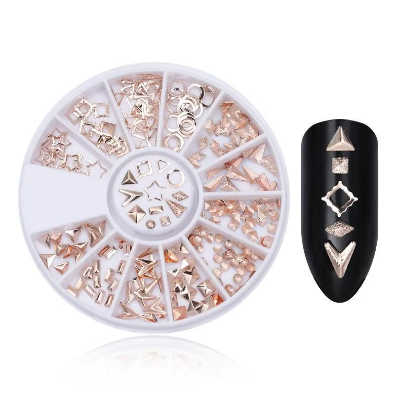Nail Parts Nail Art Glitter Rhinestone Crystal Gems Jewelry Bead Manicure Decoration Accessories Nail Supplies for Professionals