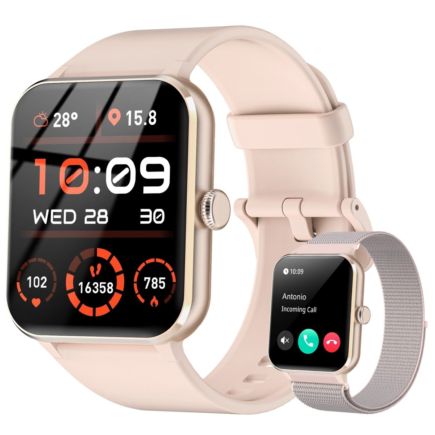 Blackview Smartwatch Damen Herren Mit Bluetooth Anrufe Fitnessuhr Für Android