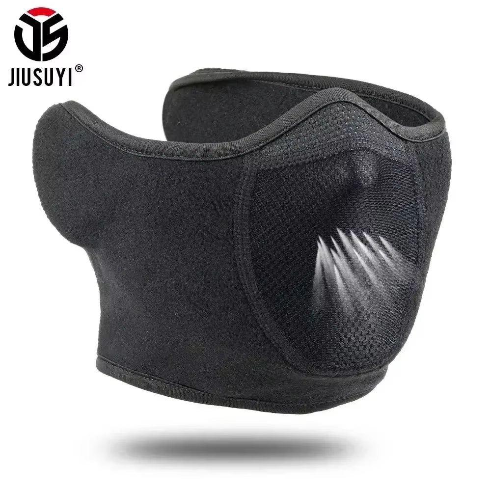 Fashion Winter Thermal Fleece Balaclava Full Face Mask Skiing Hat Bandana Hat Windproof Snowboard Scarves Women'S Men Helmet Cap