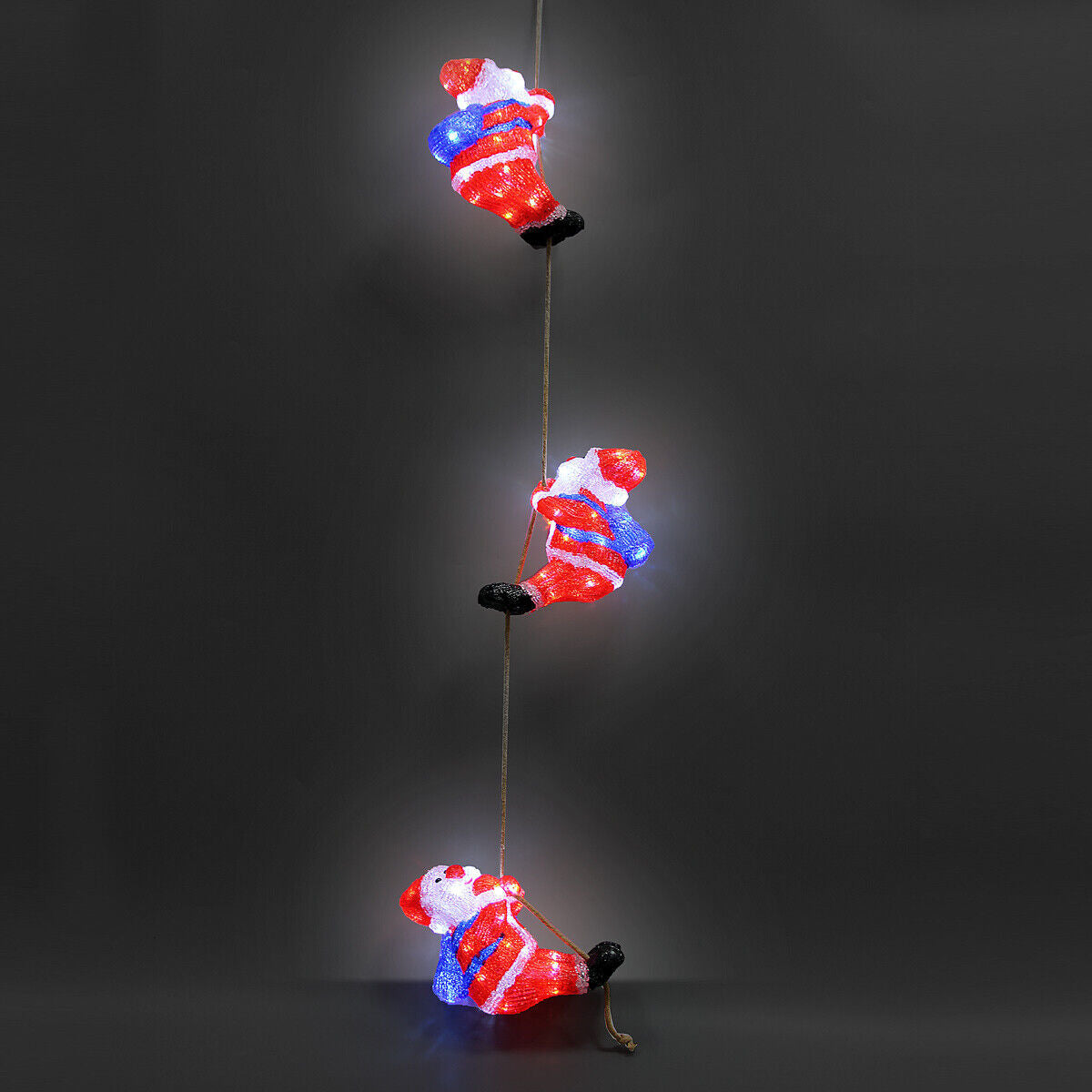 Weihnachtsdeko Acryl Figuren LED Innen Außen Dekofigur Batterie Weihnachten Deko