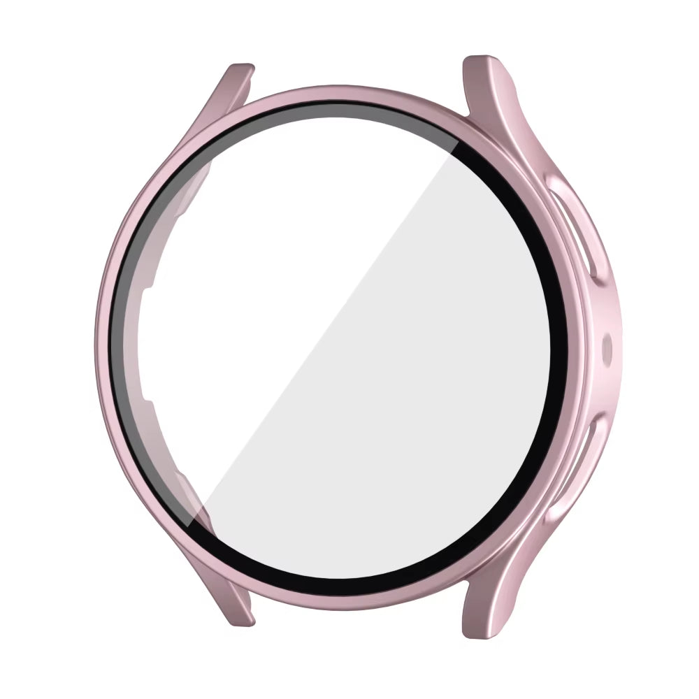Tempered Glass+ PC Cover for Samsung Galaxy Watch4 5 6 7 44Mm 40Mm All Coverage Protective Bumper Case Galaxy Watch7 Accessories