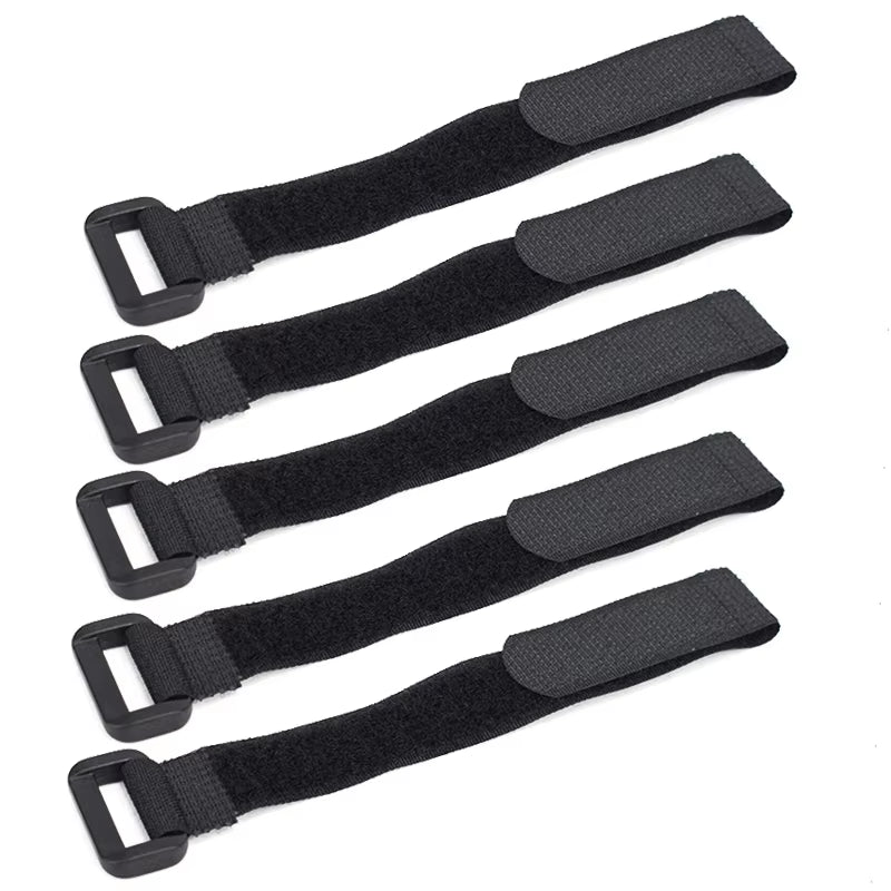 5Pcs/Lot Bicycle Handlebar Strap Holder Cycling Flashlight Tie Rope Bandages Universal Nylon Sticky Tie Fixed Items Bike Strap