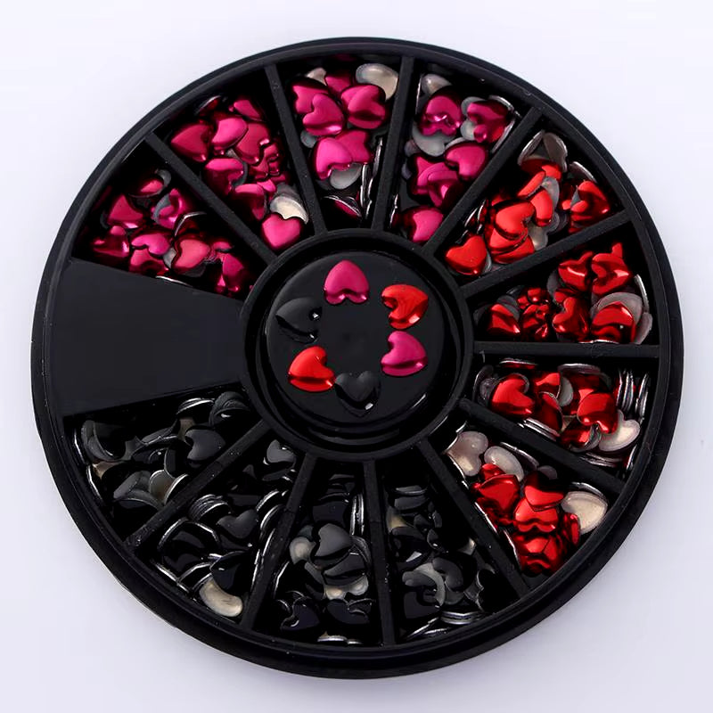 Nail Parts Nail Art Glitter Rhinestone Crystal Gems Jewelry Bead Manicure Decoration Accessories Nail Supplies for Professionals