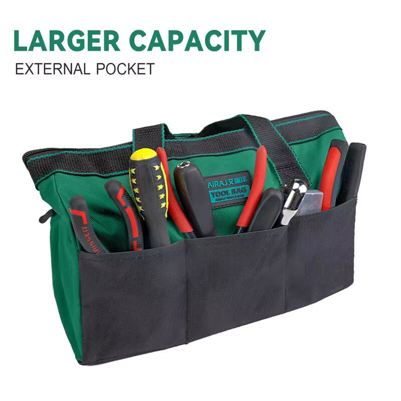 13 Inch Tool Bag Electrician Multifunctional Strong Durable Oxford Thickened Woodworking Storage Portable Handheld Bag